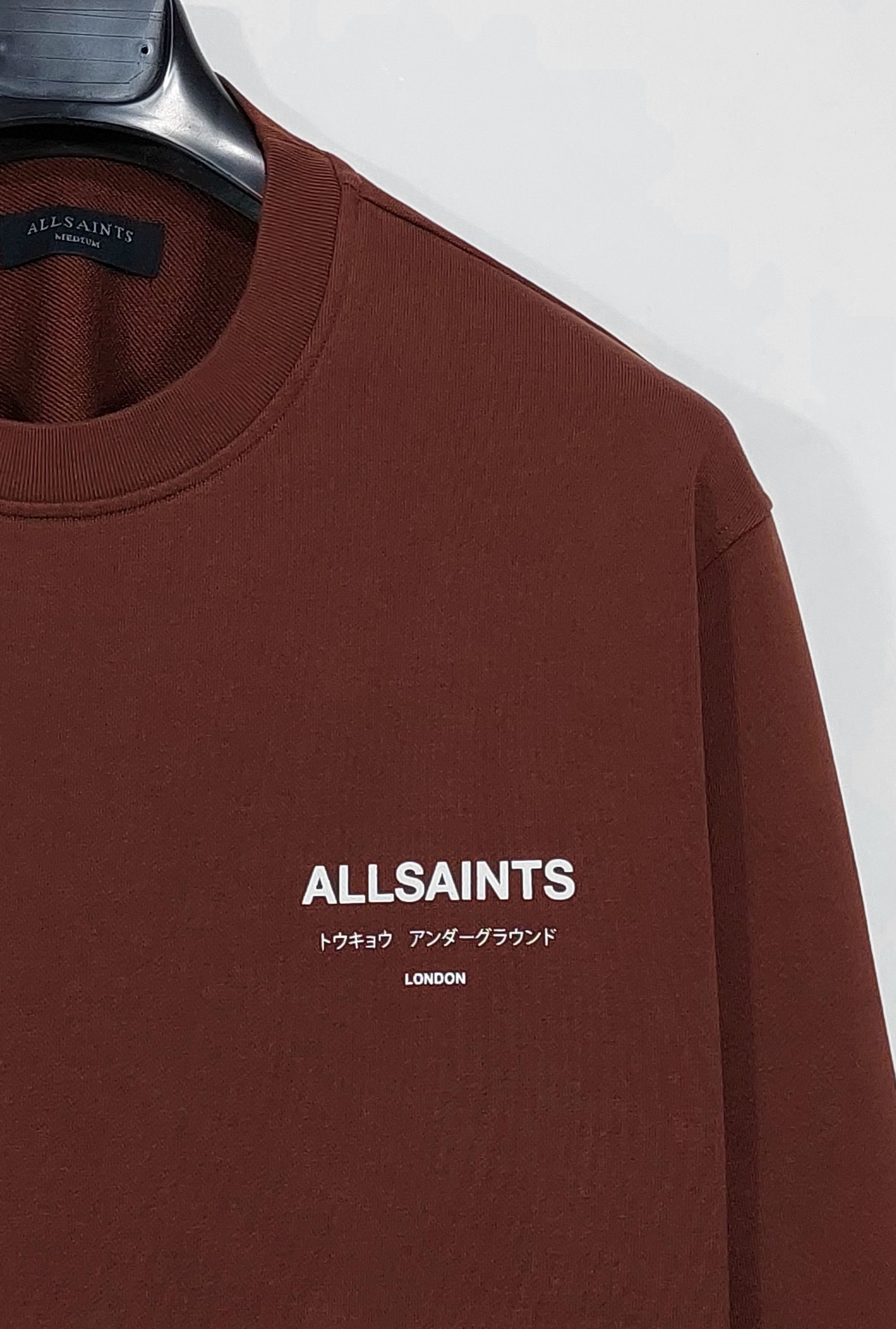 Allsaints underground crew sweatshirt - red mars M Size US M / EU 48-50 / 2 - 6 Thumbnail