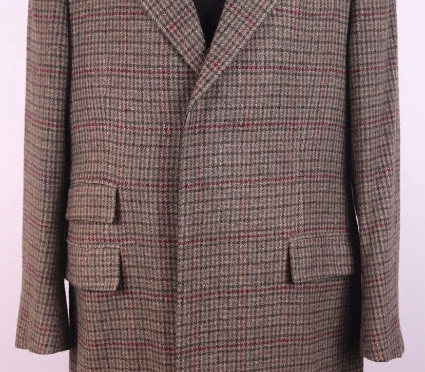 Ralph Lauren Purple Label Ralph Lauren Purple Label Checked Cashmere Heavy Coat Size US L / EU 52-54 / 3 - 2 Thumbnail
