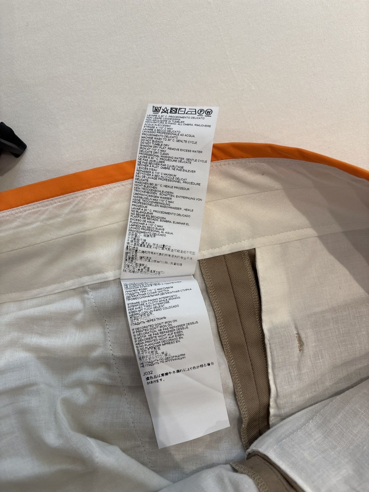 Maison Margiela Maison Margiela SS19 orange belt chino pants Size US 32 / EU 48 - 6 Thumbnail