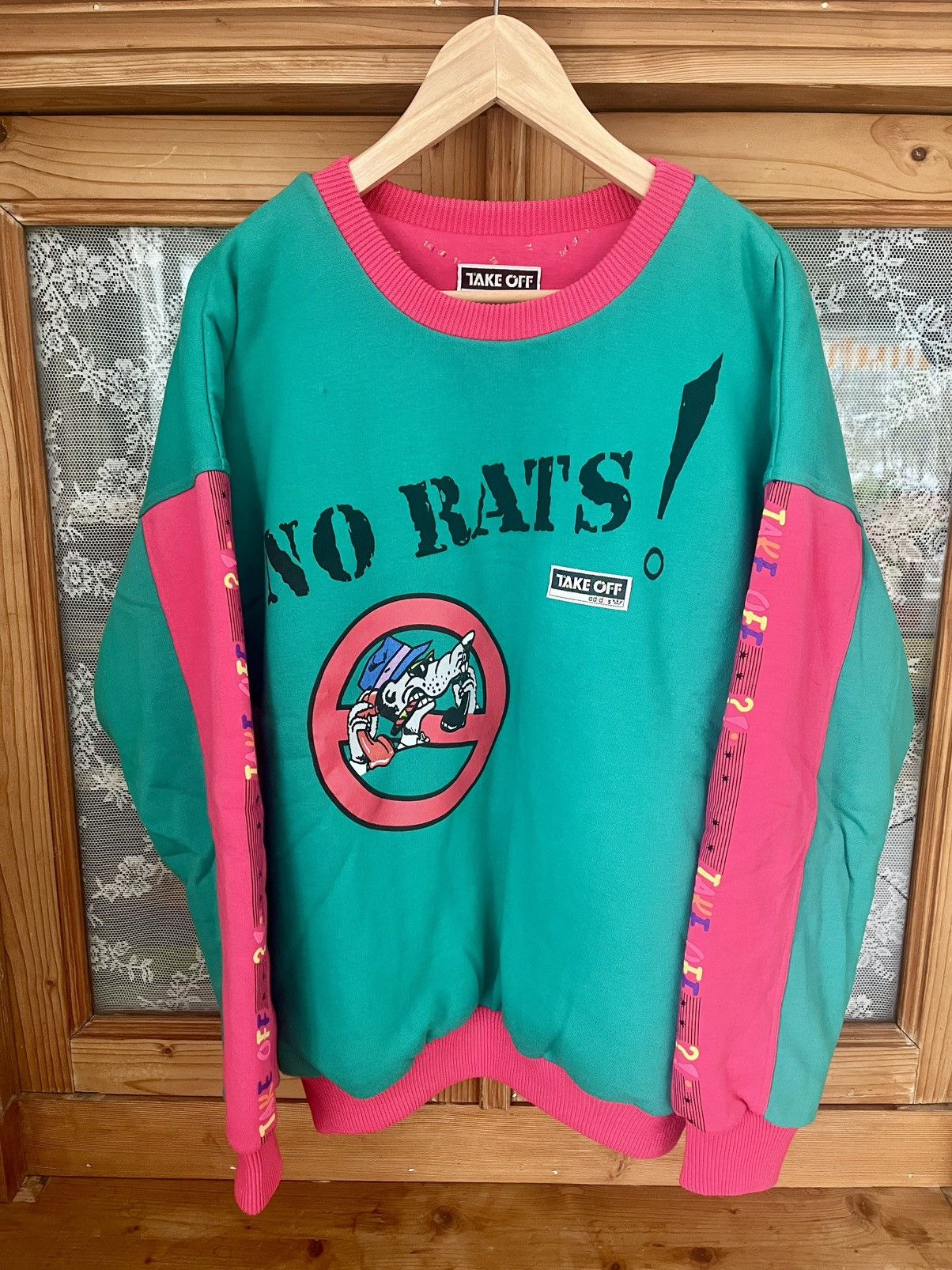 Adidas Vintage adidas take off reversible sweater “no rats” Size US M / EU 48-50 / 2 - 1 Thumbnail