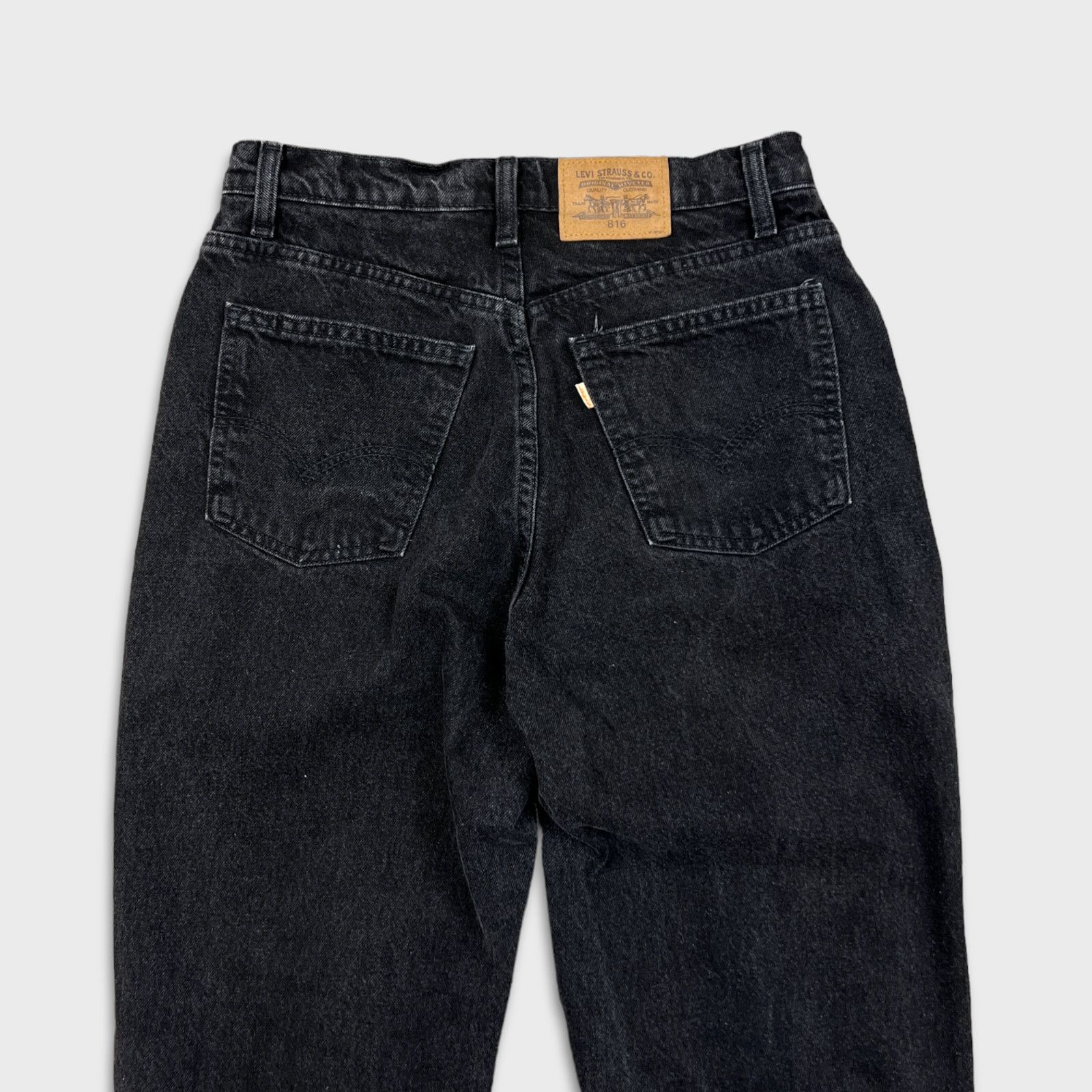 Levi's × Vintage VTG Levi's 816 Jeans Womens 30x35 High Waist Taper 90s Denim Size 30" / US 8 / IT 44 - 6 Thumbnail