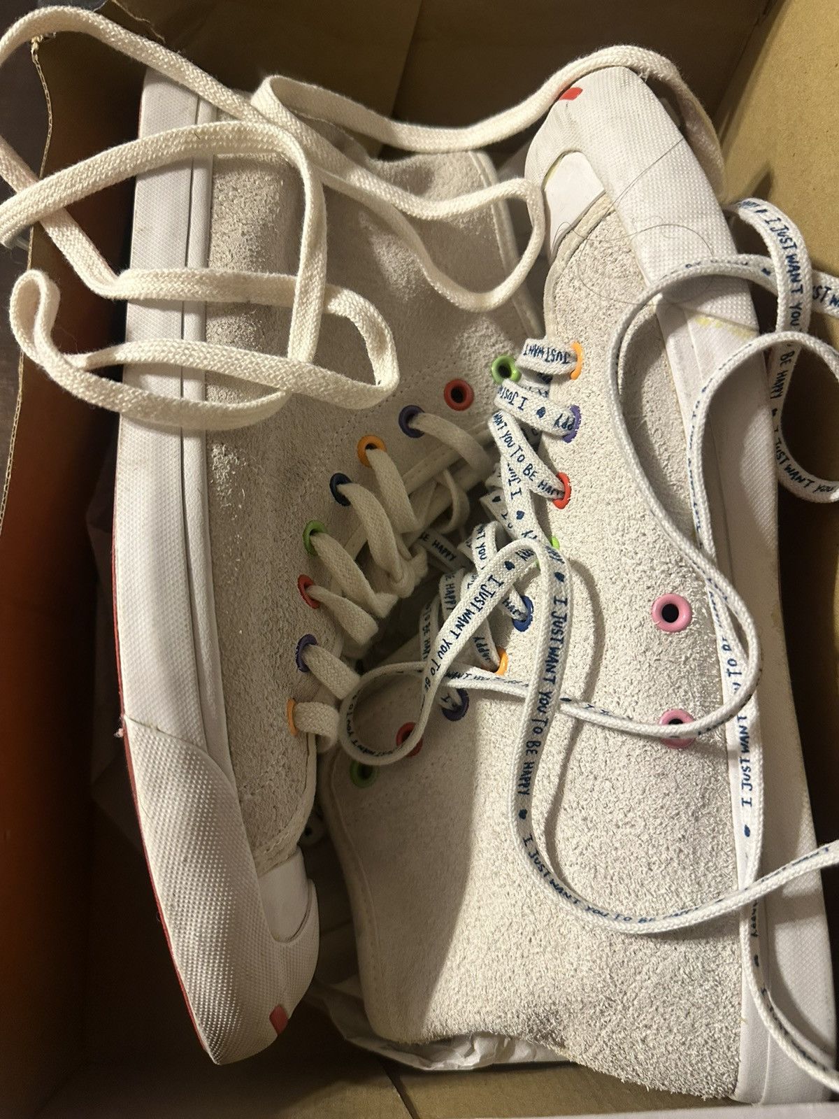 Converse Ouyang Nana x Converse Jack Purcell Mid 'Inside Vs Outside' Size US 8.5 / EU 41-42 - 2 Thumbnail