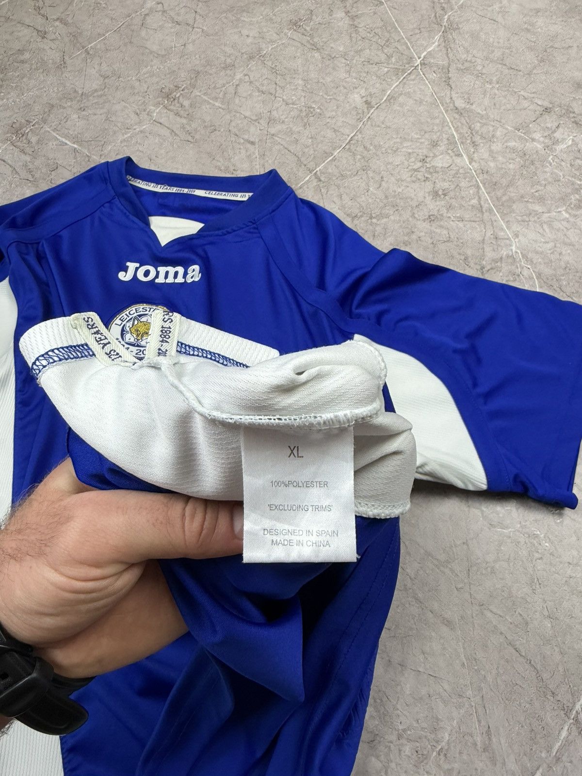 Joma Leicester City 2008/09 Joma Football Shirt Size US XL / EU 56 / 4 - 9 Thumbnail