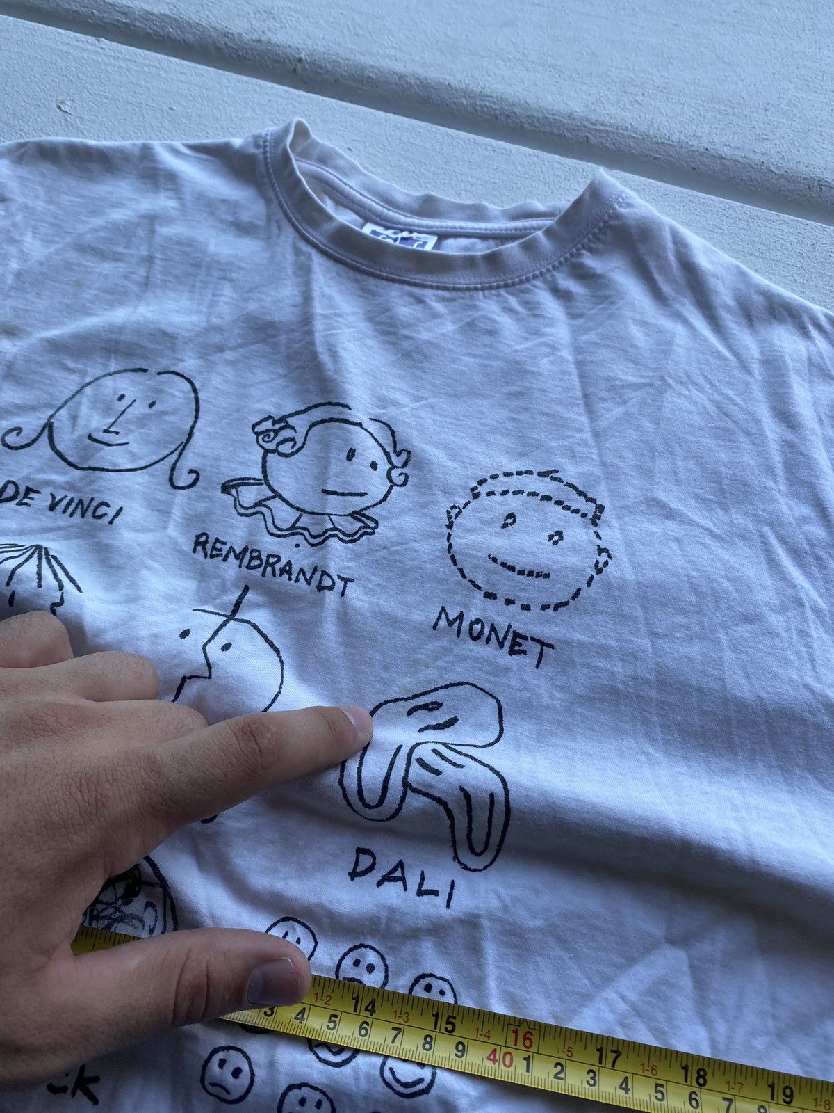 Other 90s Histoire De L’ Art Van Gogh De Vinci Picasso Style Tee Size US M / EU 48-50 / 2 - 12 Thumbnail
