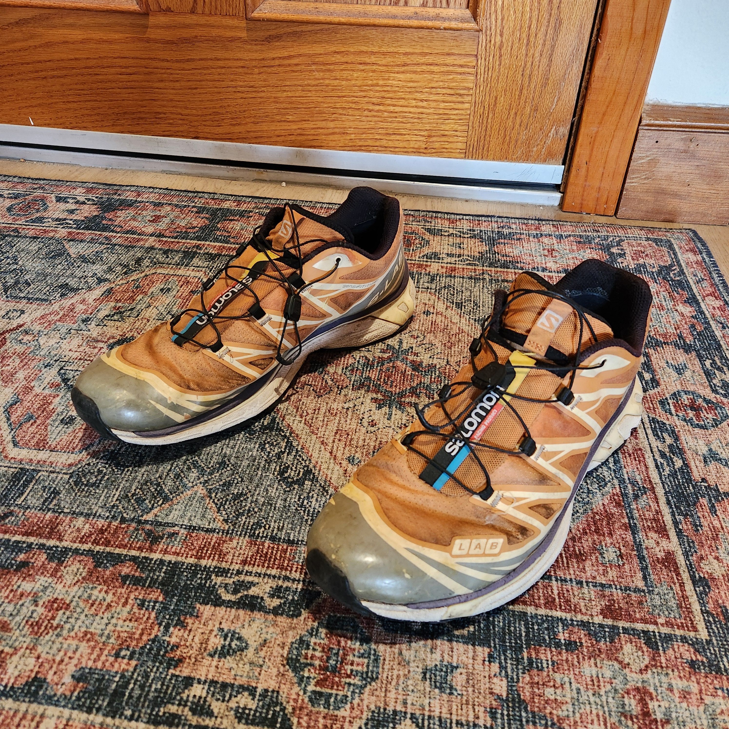 Salomon Salomon XT-6 Orange Grey US 12 Size US 12 / EU 45 - 2 Thumbnail