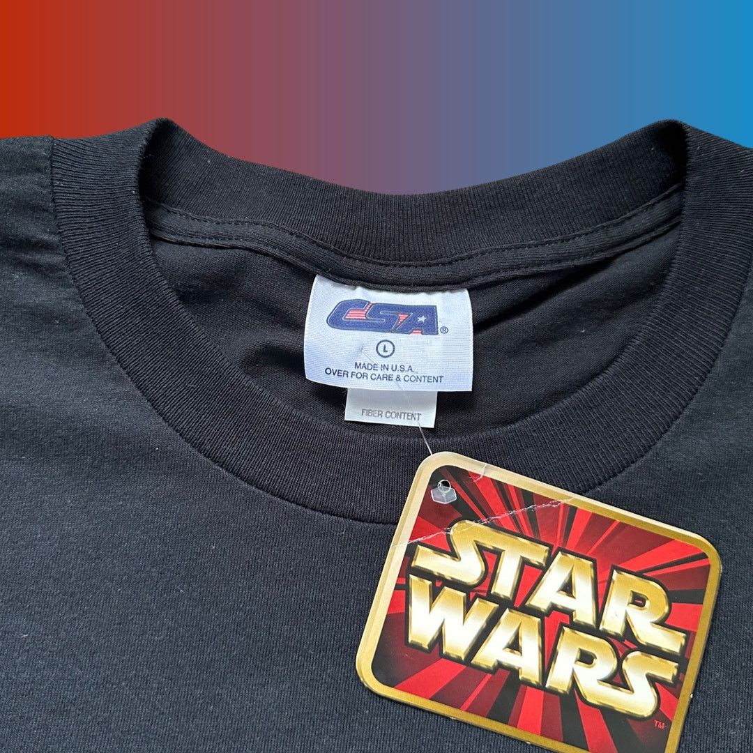 CSA CSA Star Wars Y2K/90s Vintage Darth Maul NWT Black SS Tee L Size US L / EU 52-54 / 3 - 5 Thumbnail