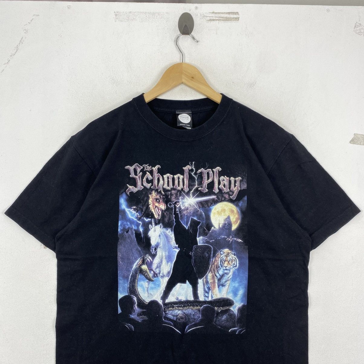 Vintage Muroshiki Gakuya-gai "The School Play" Fantasy Graphic Tee Size US XL / EU 56 / 4 - 3 Thumbnail
