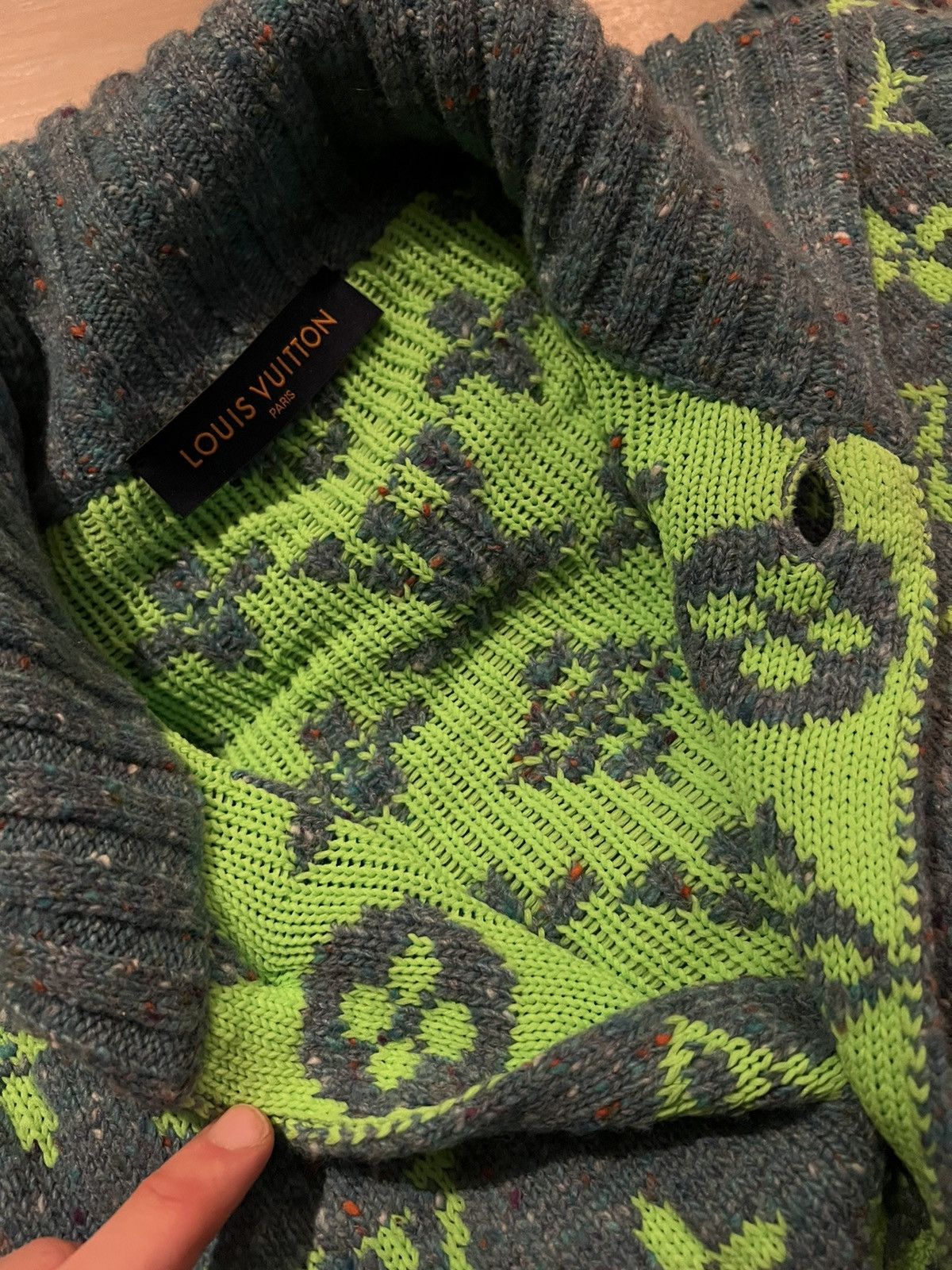Virgil Abloh Louis Vuitton cardigan 2022 Size US XL / EU 56 / 4 - 18 Thumbnail
