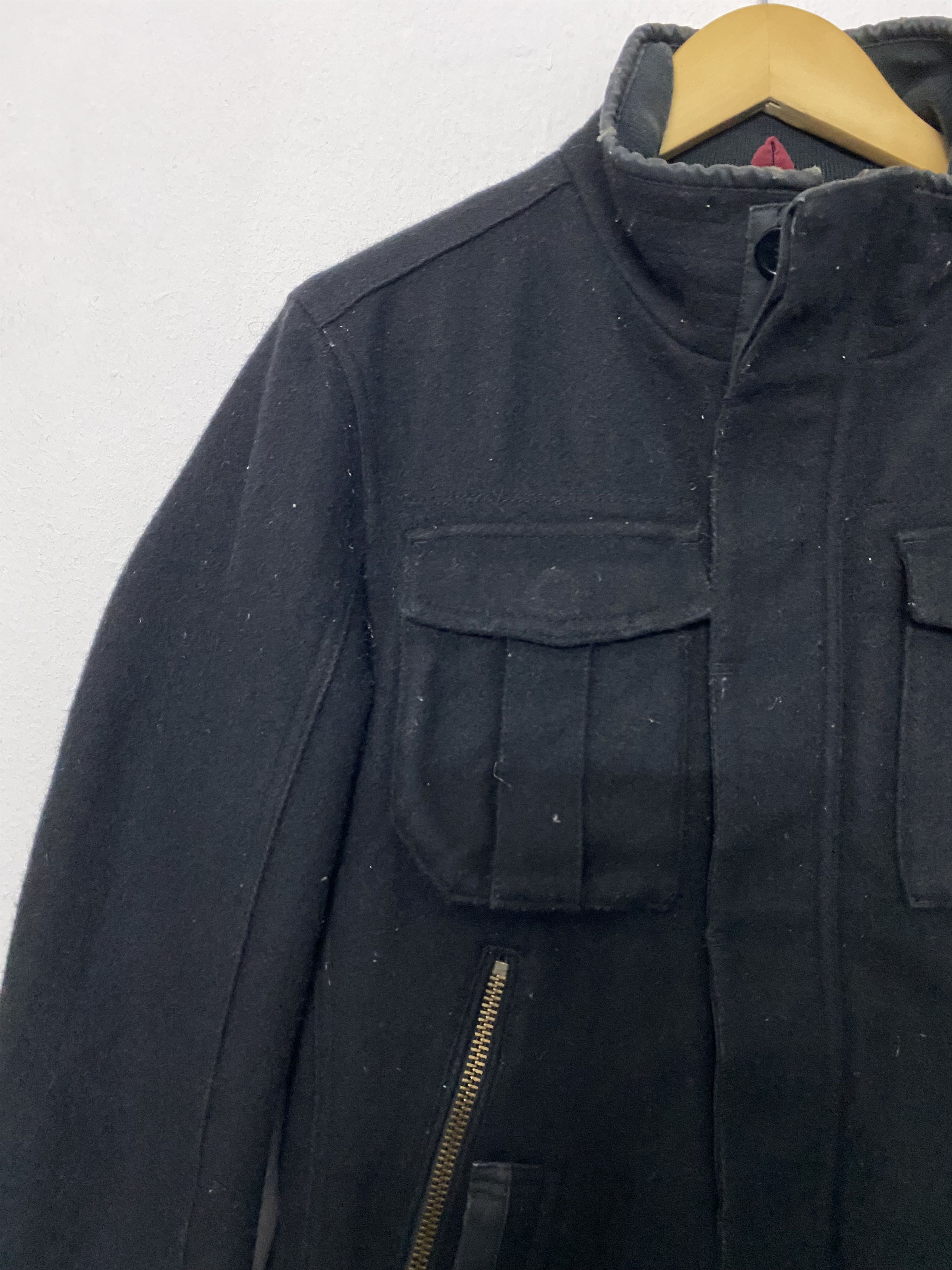 Nicole Club Monsieur Nicole Japanese Brand Wool Military Field Jacket Size US S / EU 44-46 / 1 - 6 Thumbnail