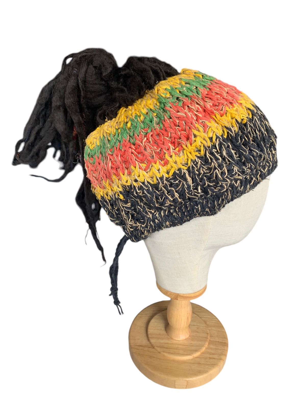 Kapital RARE HIPPIES STYLE 🌈 Amina Rasta Crochet knit Beanie Hats Size ONE SIZE - 14 Thumbnail
