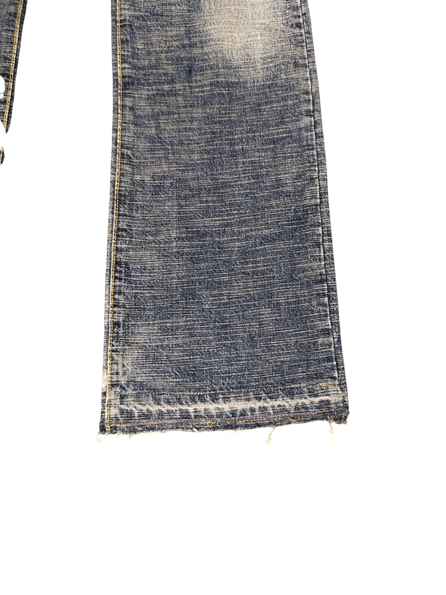 Hysteric Glamour × Undercover Vintage 90s Ku Raw Denim Japan Clawmark Slubby Denim Jeans Size US 29 - 5 Thumbnail