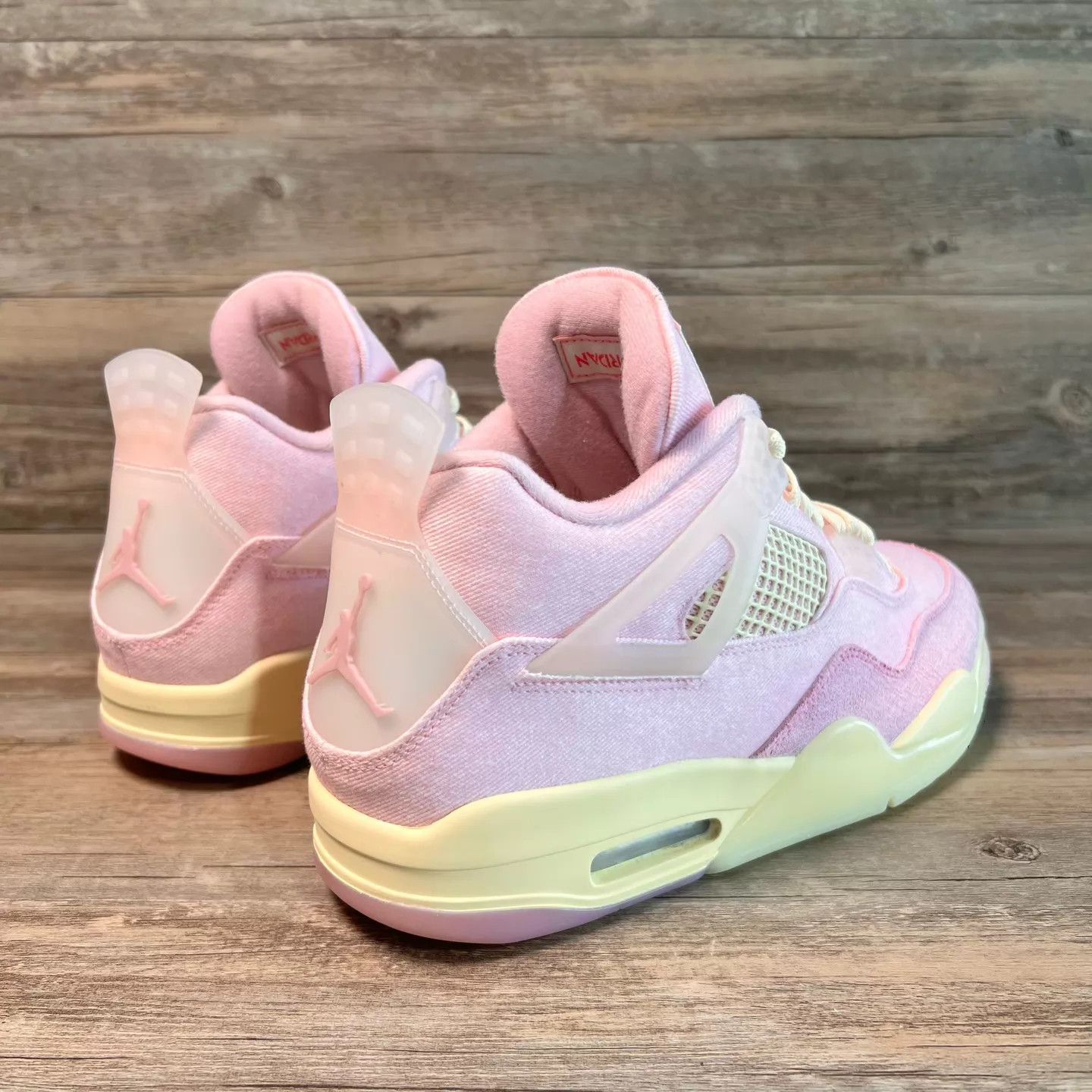 Nike Air Jordan 4 Denim Pink Iced Carmine 45.5 99 New Size US 12.5 / EU 45-46 - 3 Thumbnail