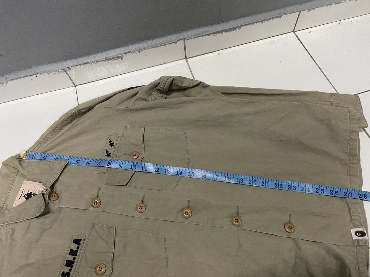 Bape BAPE A BATHING APE ASNKA MILITARY STYLE BUTTON UP Size US M / EU 48-50 / 2 - 19 Thumbnail