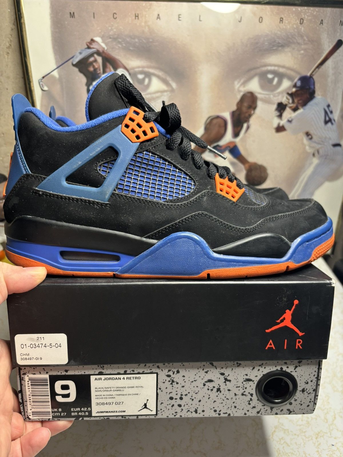 Jordan Brand Air Jordan 4 Retro Cavs 2012 Size US 9 / EU 42 - 1 Thumbnail