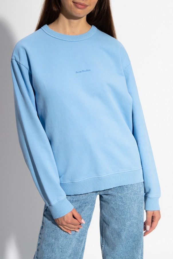 Acne Studios Acne Studios Oversized Blue Logo Sweatshirt Unisex Vintage Size US XS / EU 42 / 0 - 2 Thumbnail