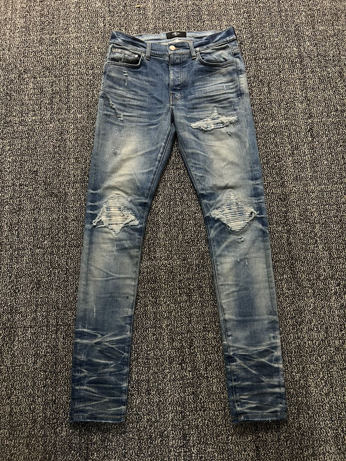 Amiri Amiri MX1 Tie Dye Denim Size US 31 - 1 Thumbnail