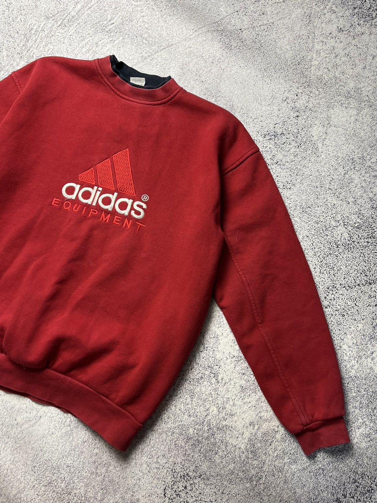 Adidas Vintage 90s Adidas Equipment Big Logo Spell Out Sweatshirt Size US S / EU 44-46 / 1 - 8 Thumbnail