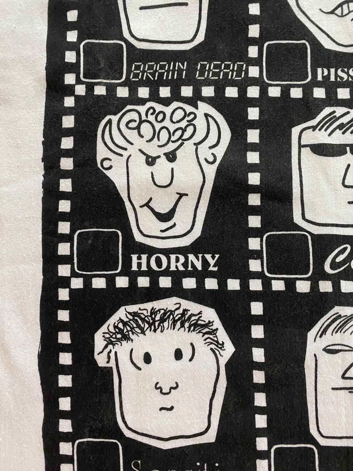 Vintage Vintage ‘89 Mood Check Many Moods Comic Single Stitch Tee Size US XL / EU 56 / 4 - 5 Thumbnail