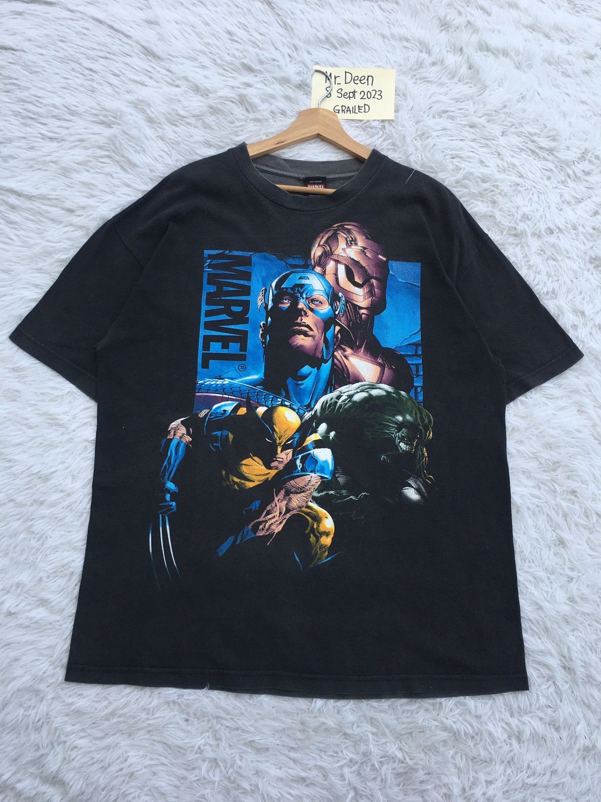 Marvel Comics Rare Marvel Superheros Printed Tshirt Size US XL / EU 56 / 4 - 1 Thumbnail