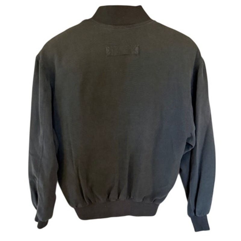 Other Aberdeen Collection Waffle Knit Zip Jacket Black L 1990s Size US L / EU 52-54 / 3 - 3 Thumbnail