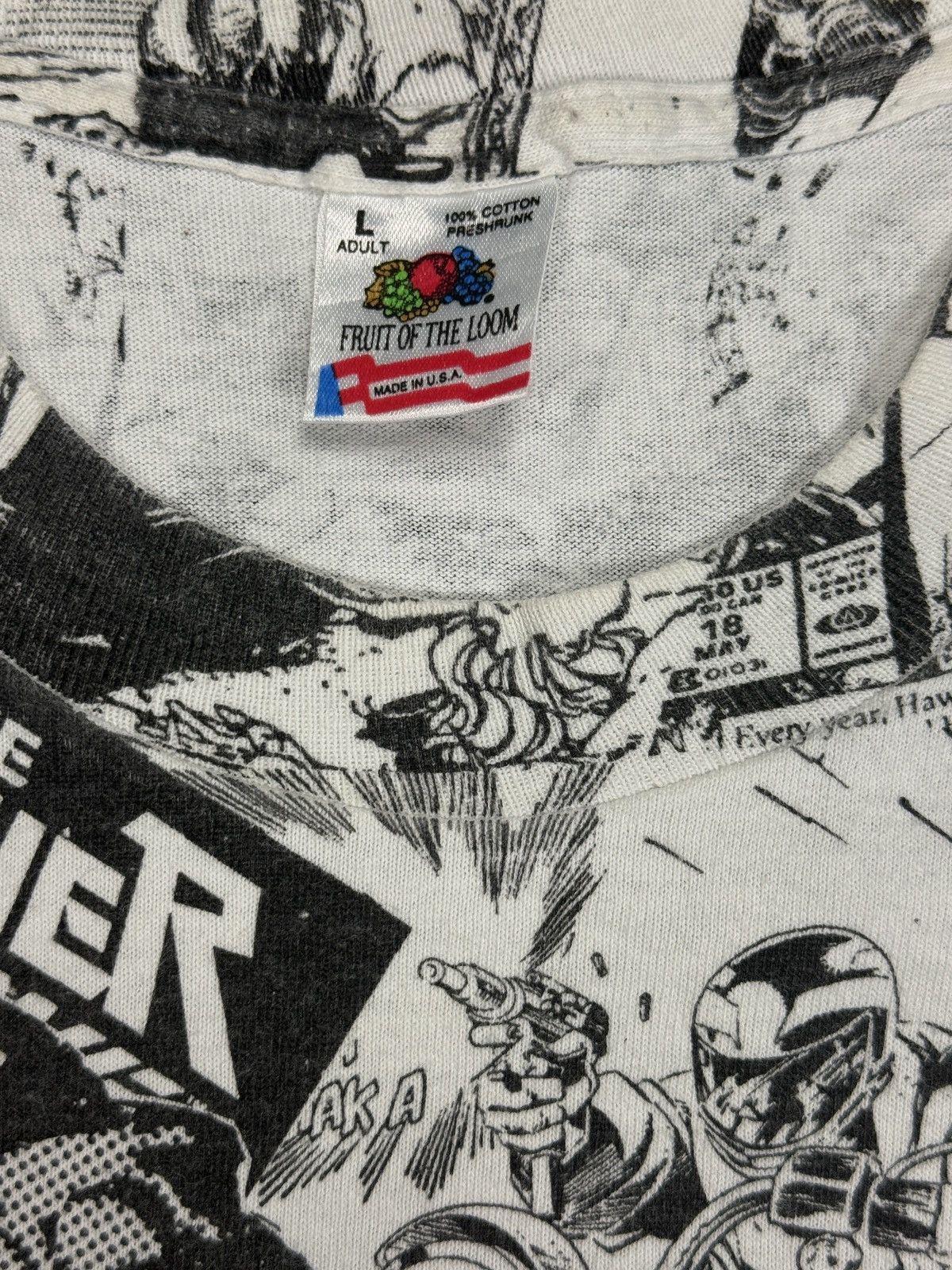 DC Comics The Punisher - 1992 Megaprint T-shirt Size US L / EU 52-54 / 3 - 14 Thumbnail