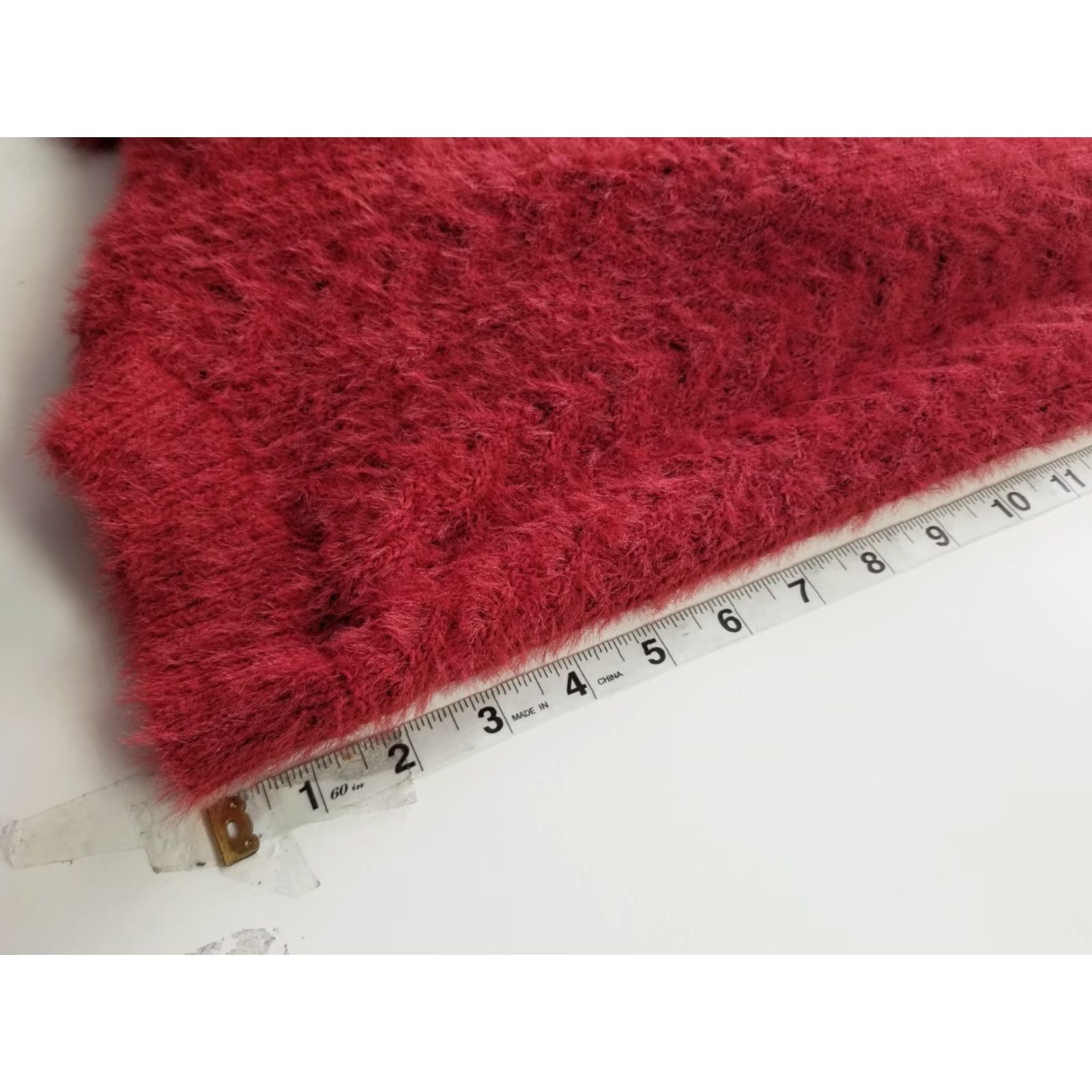 Lucky Brand Lucky Brand Womens Sweater XL Burgundy V Neck Relaxed Distressed Pullover Shaggy Size XL / US 12-14 / IT 48-50 - 6 Thumbnail