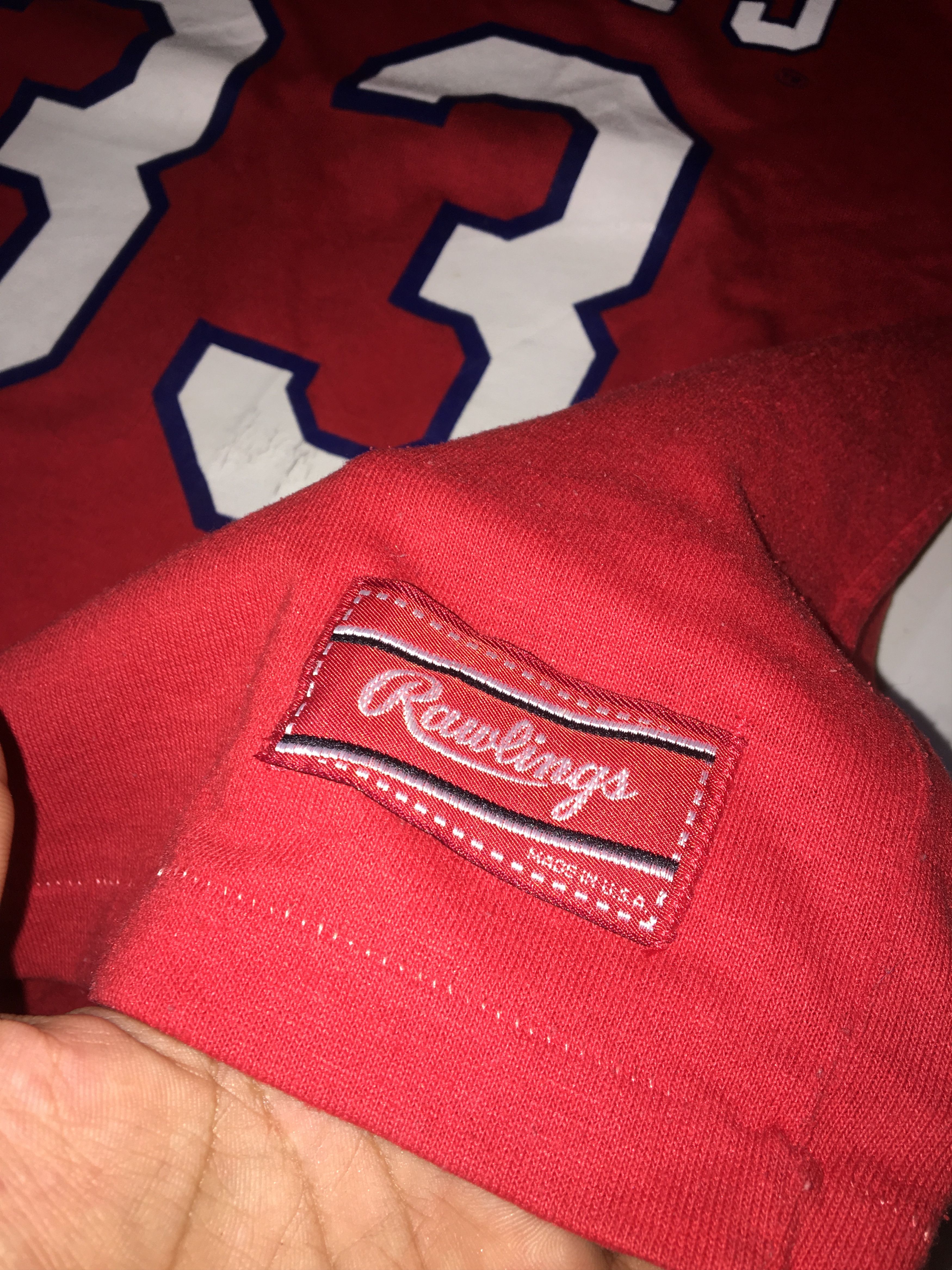 NFL Vintage NFL Rawlings Patriots 33 Tshirt Size US M / EU 48-50 / 2 - 4 Thumbnail