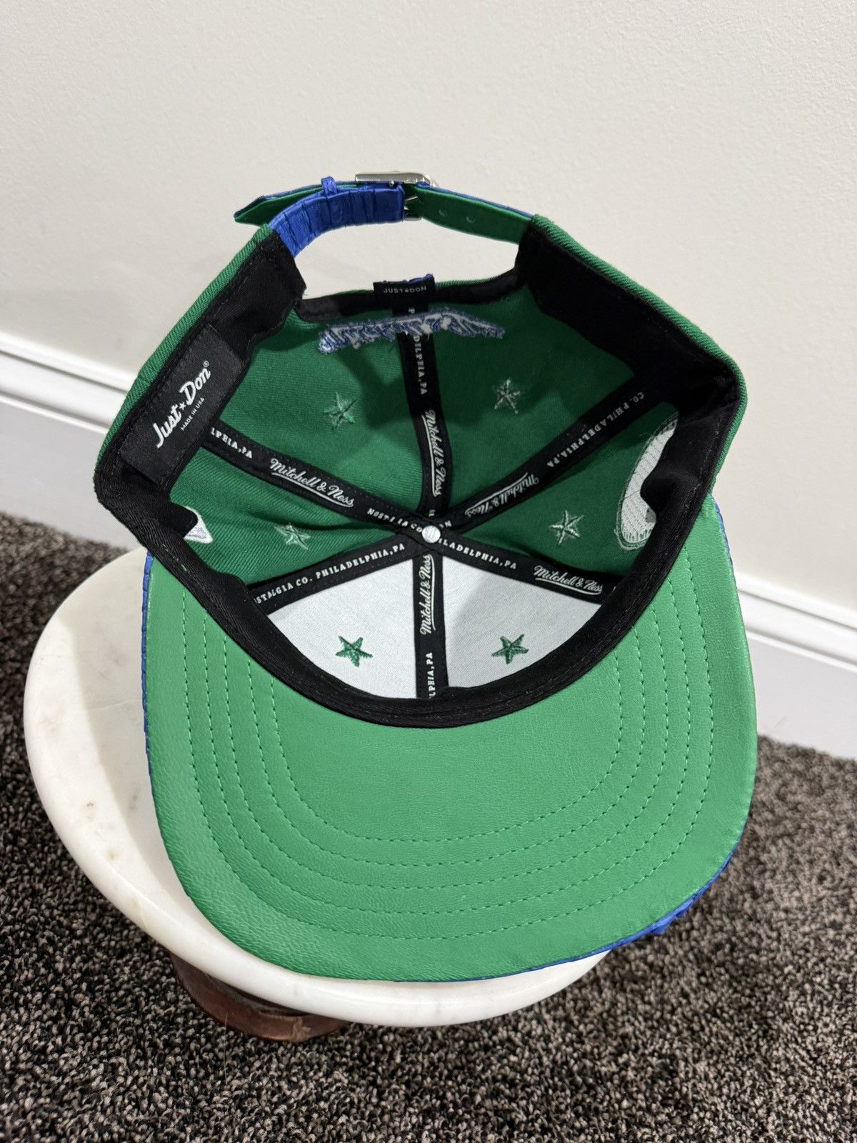 Just Don × Mitchell & Ness Just Don x Mitchell & Ness NBA Minnesota Timberwolves Hat Size ONE SIZE - 6 Thumbnail