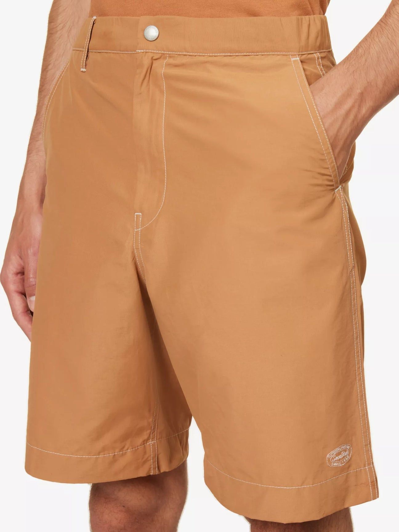 Snow Peak Snow Peak Light Mountain Brown Cloth Shorts Size US 36 / EU 52 - 3 Thumbnail