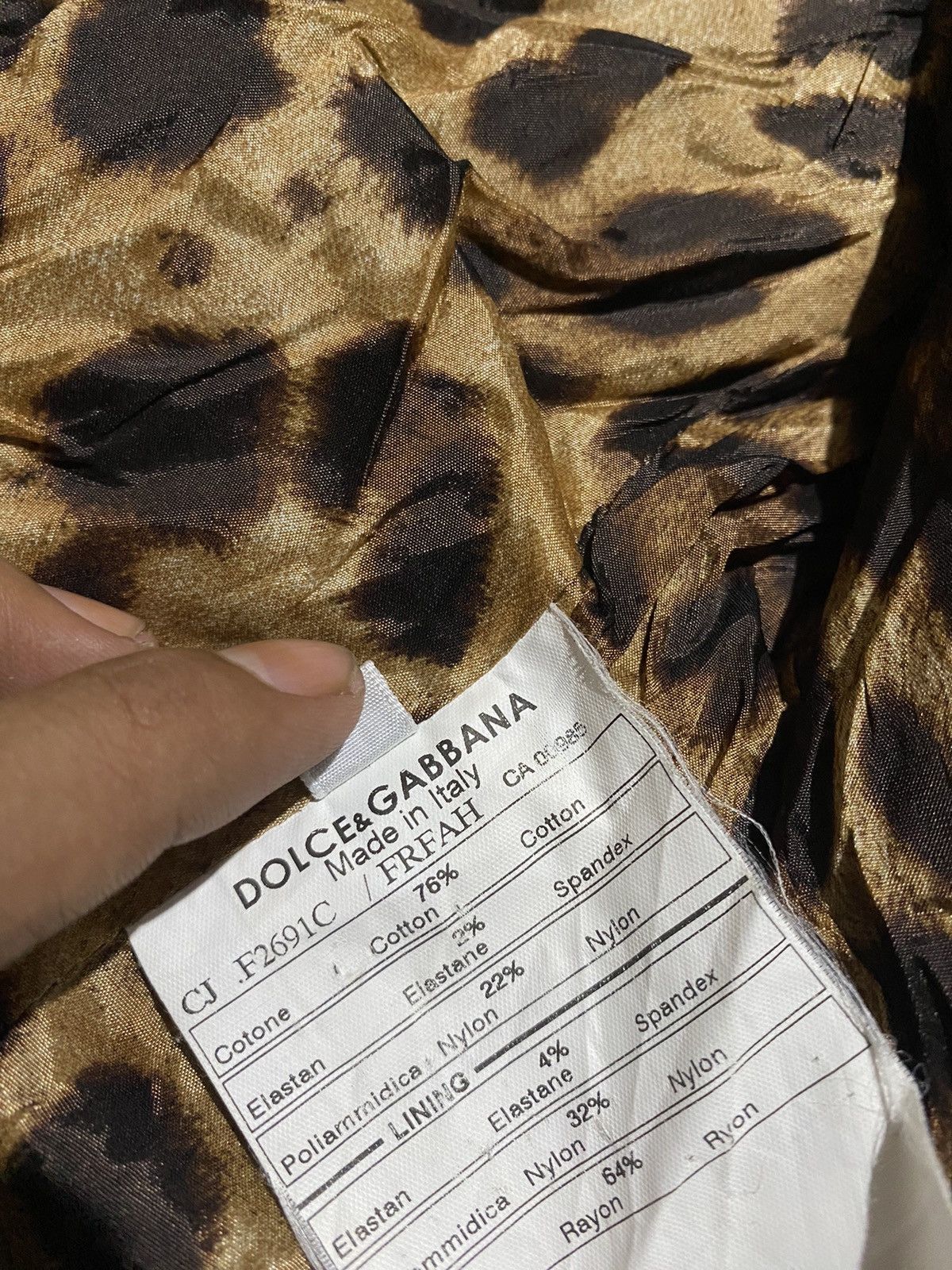 Designer × Dolce & Gabbana ❤️‍🔥D&G Leopard Blazer❤️‍🔥 Size M / US 6-8 / IT 42-44 - 6 Thumbnail
