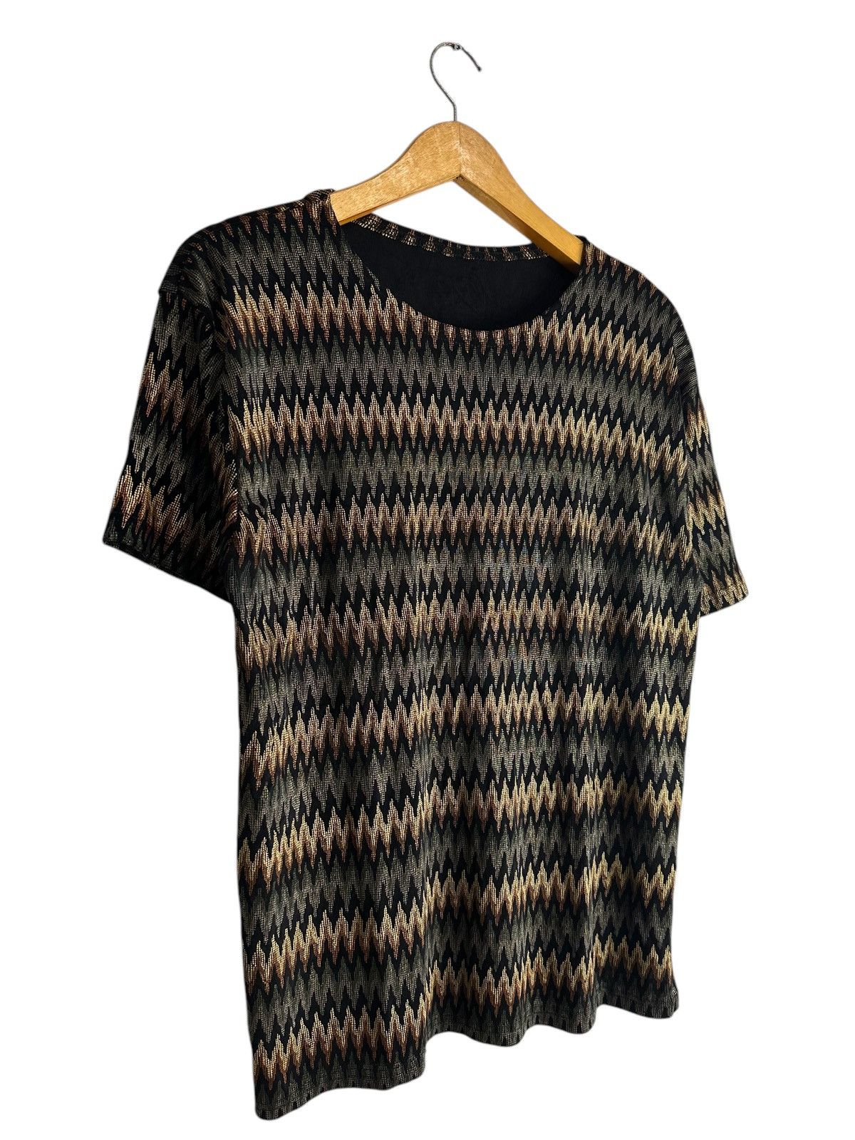 Japanese Brand ABSTRACT DESIGN SHORT SLEEVE ISSEY MIYAKE YOHJI STYLE Size US M / EU 48-50 / 2 - 3 Thumbnail