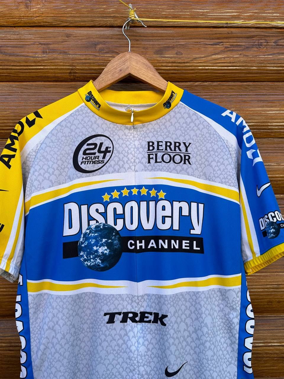 Nike Nike Team Discovery Channel Cycling Jersey Size US XXL / EU 58 / 5 - 2 Thumbnail