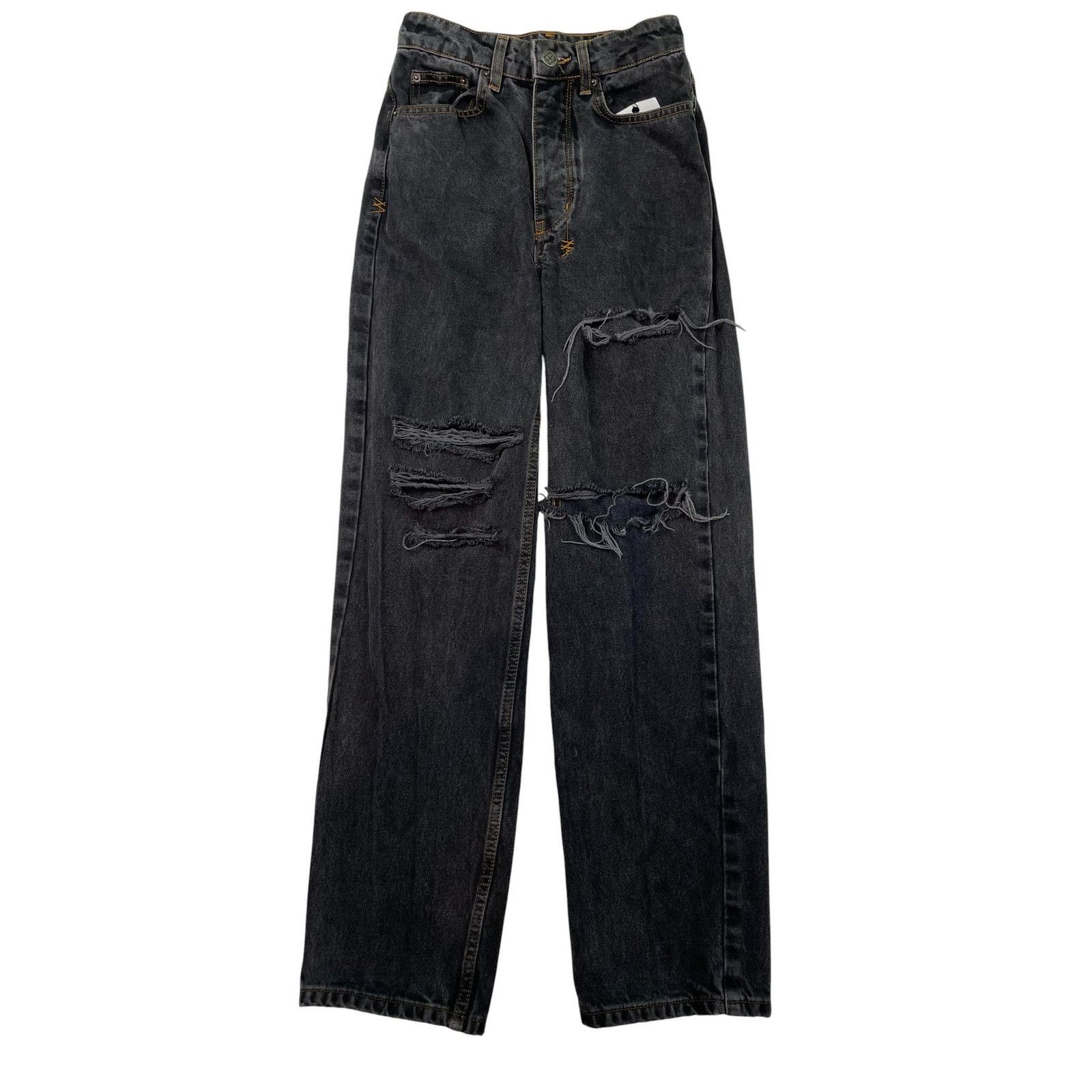Ksubi Ksubi Grey Ripped Jeans Size US 26 / EU 42 - 1 Thumbnail
