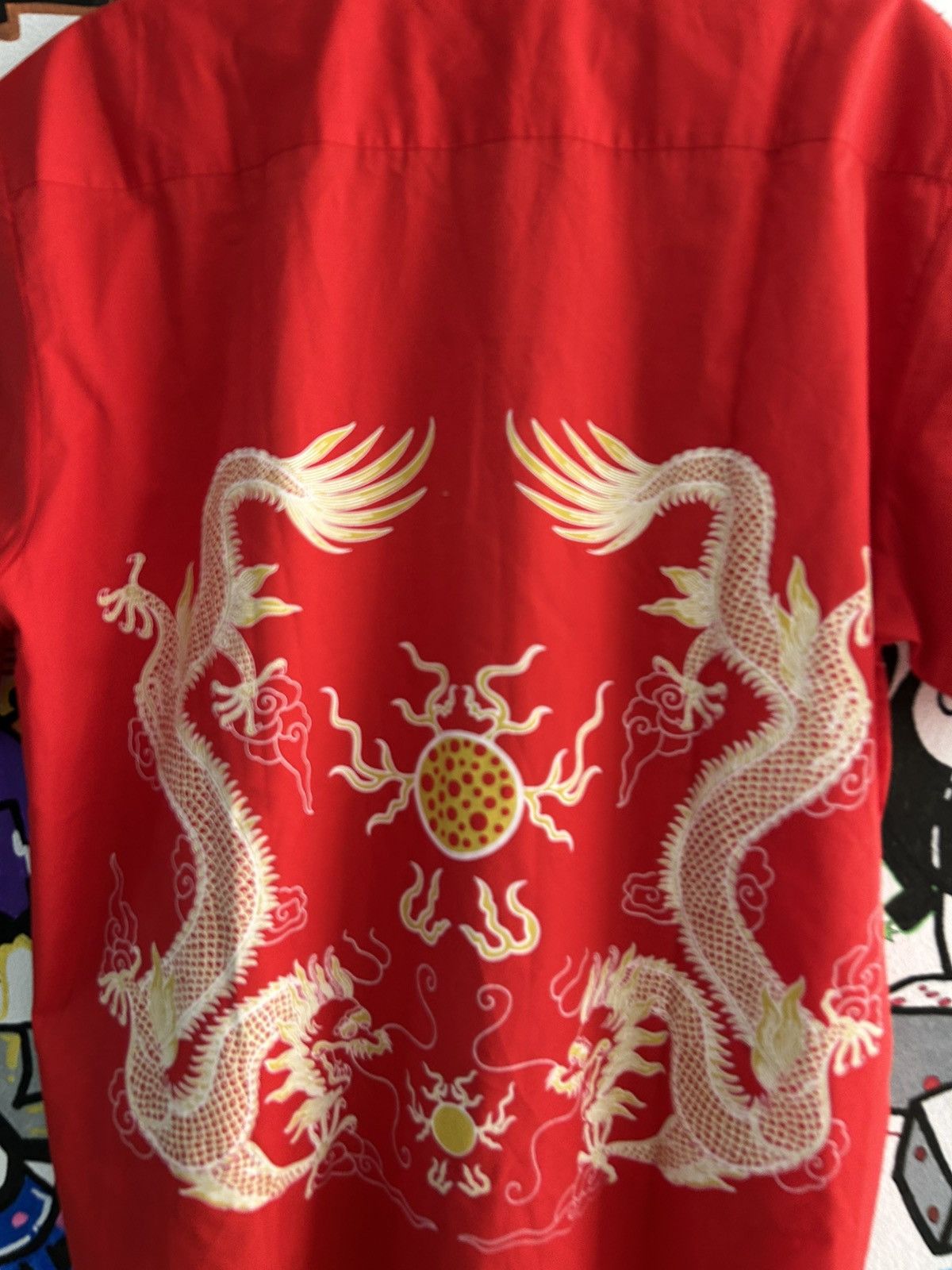 Vintage Y2K Chinese Dragon Shirt Size US XL / EU 56 / 4 - 4 Thumbnail