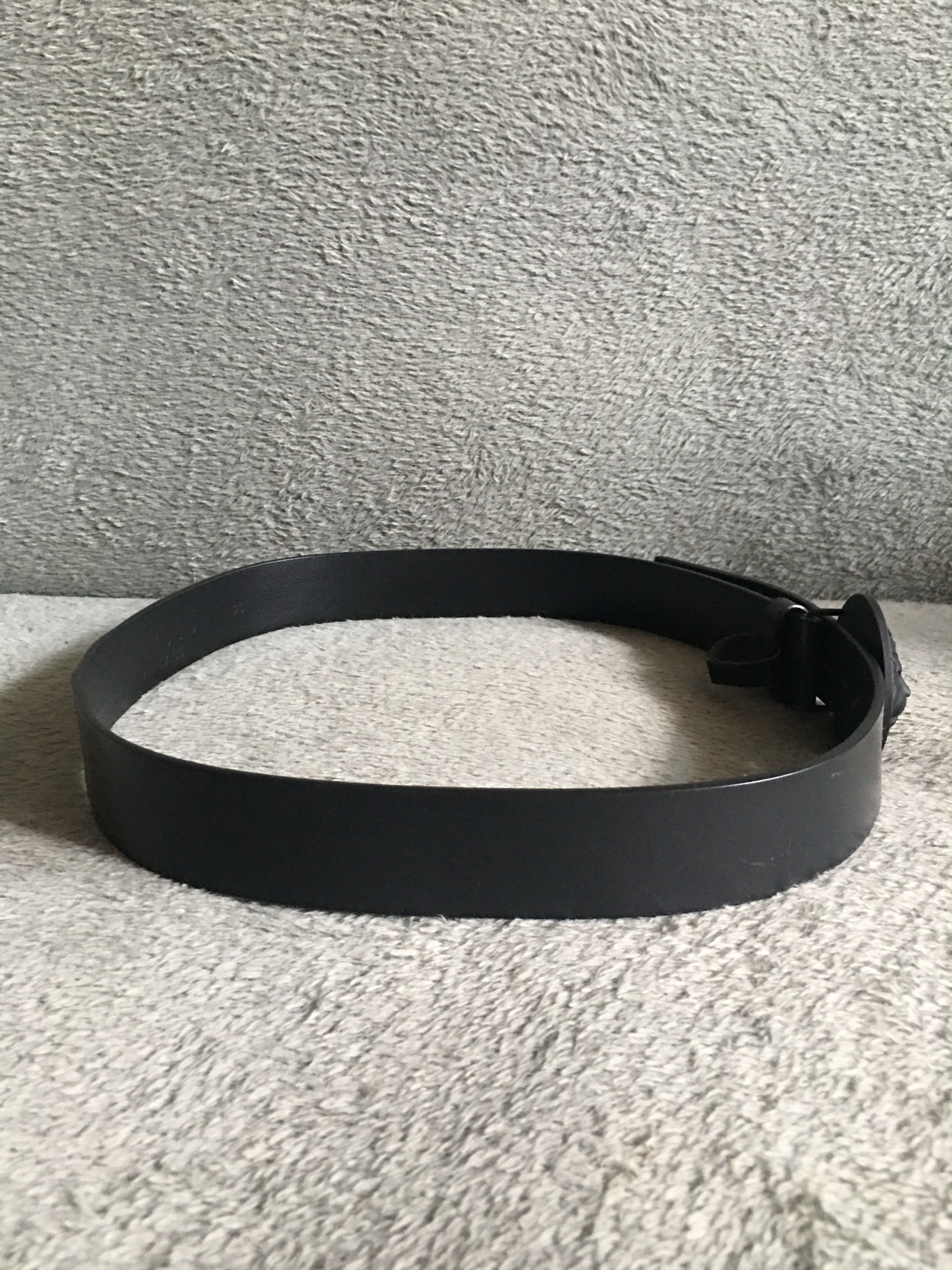 Versus Versace Versace Versus Tonal Round Lion Belt Black Size 36/90 Size 36 - 9 Thumbnail