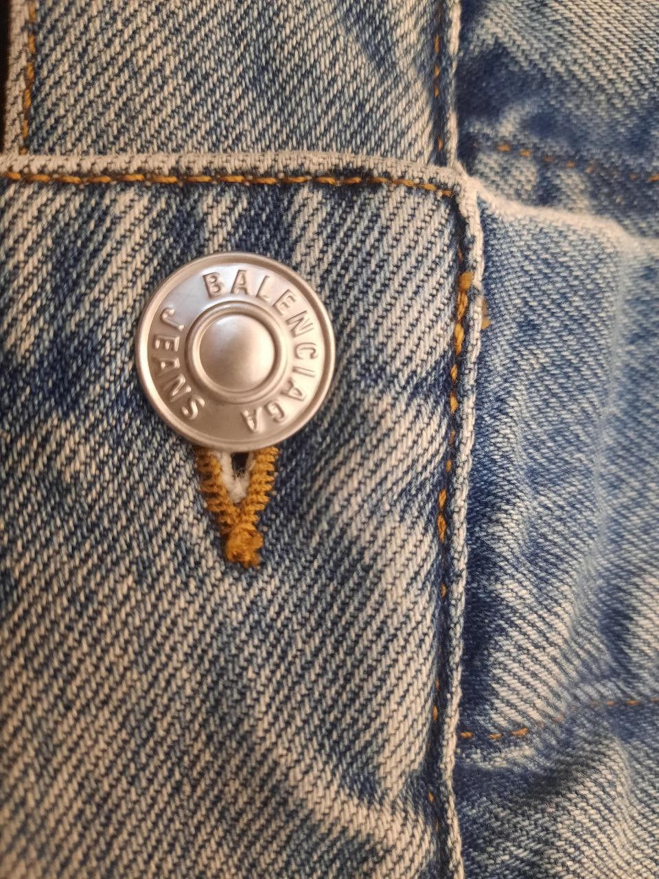 Balenciaga Organic BB Logo Denim Jacket Size US S / EU 44-46 / 1 - 4 Thumbnail