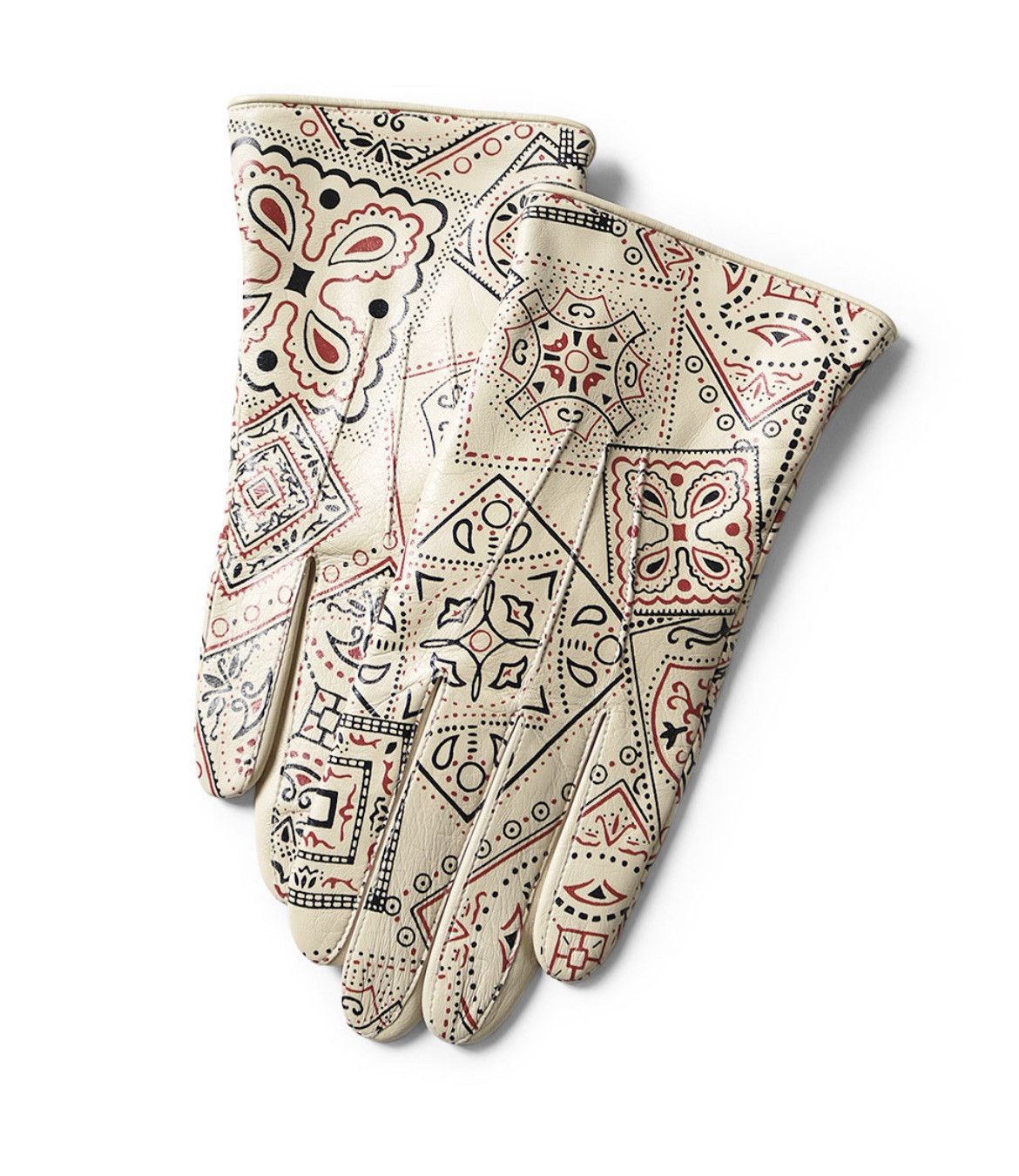 Kapital Kapital Bandana Leather Glove Cookie size 3 Size ONE SIZE - 2 Thumbnail