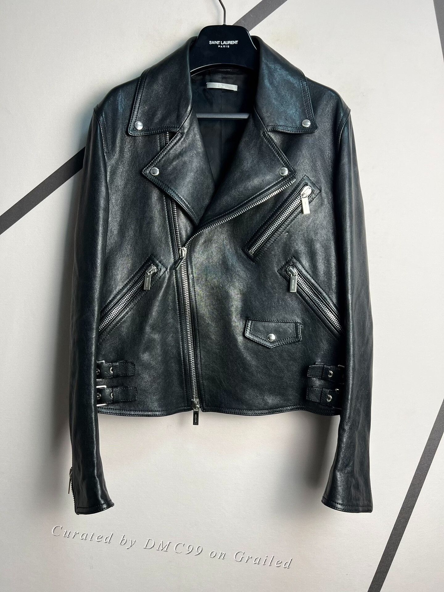 Dior × Hedi Slimane Dior Homme 'Reflection' AW02 Black Leather