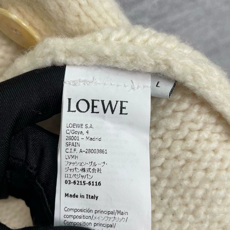 Loewe LOEWE Geometric pattern jacquard loose knit sweater Size L / US 10 / IT 46 - 5 Thumbnail