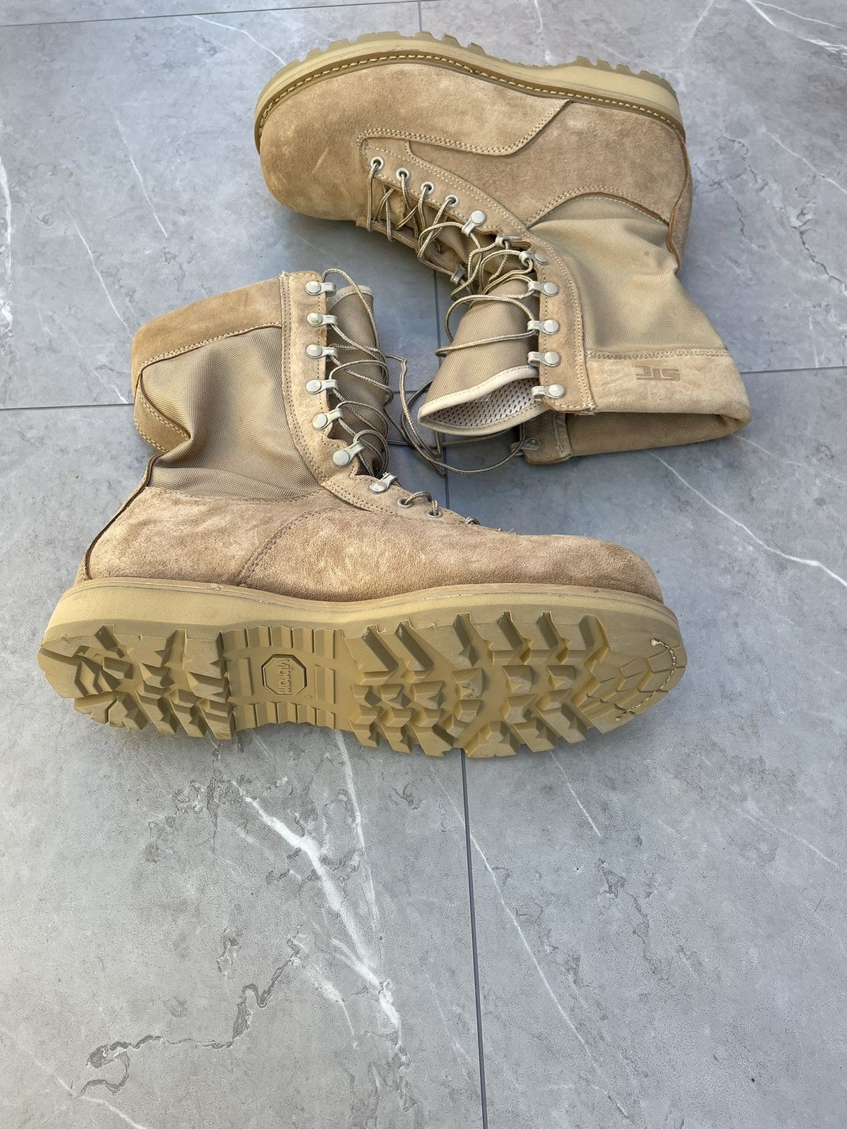 Vintage Vintage Military Tan Desert Combat Boots Size US 12 / EU 45 - 10 Thumbnail