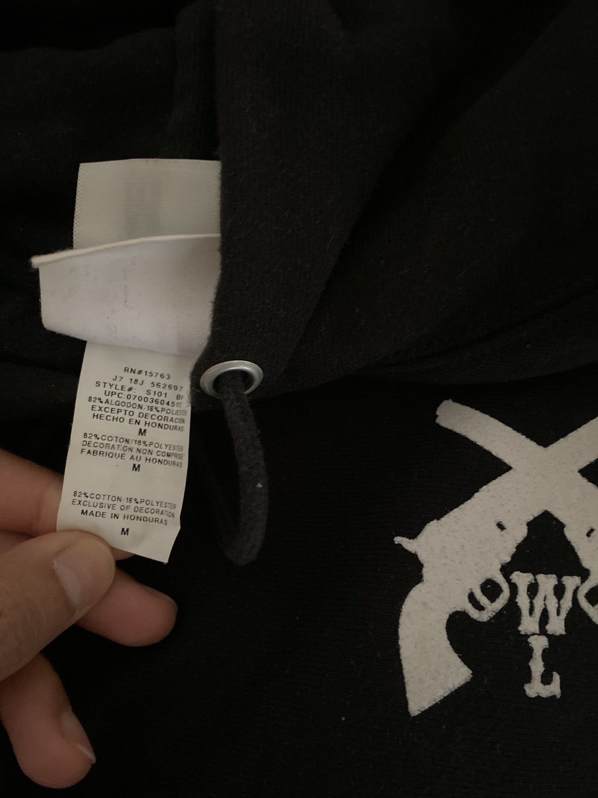 Warren Lotas Warren Lotas “Beware of a Man With No Name” Hoodie in Black Size US M / EU 48-50 / 2 - 8 Thumbnail