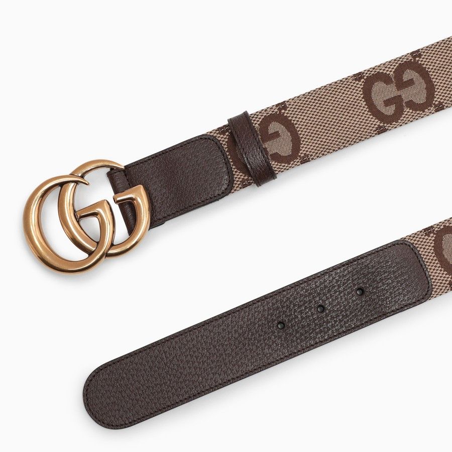 Gucci o1d2blof0824 Size: 75 / Jumbo GG Marmont Wide Belt in Brown Size ONE SIZE - 3 Thumbnail