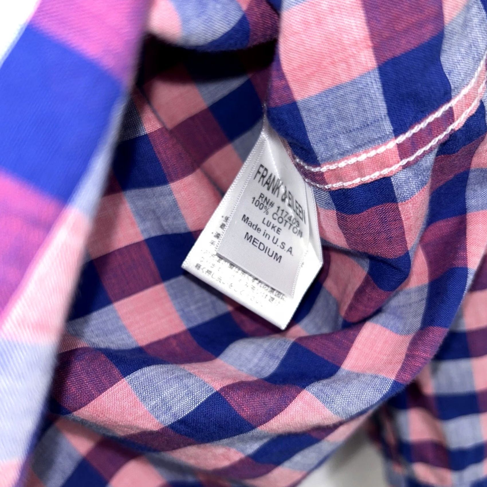 Frank & Eileen VINTAGE Frank & Eileen Luke Button Up Plaid Shirt USA Made Men’s M Size US M / EU 48-50 / 2 - 4 Thumbnail