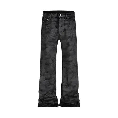 Jean Glitter Coated Flared Denim Jeans Size US 32 / EU 48 - 5 Thumbnail