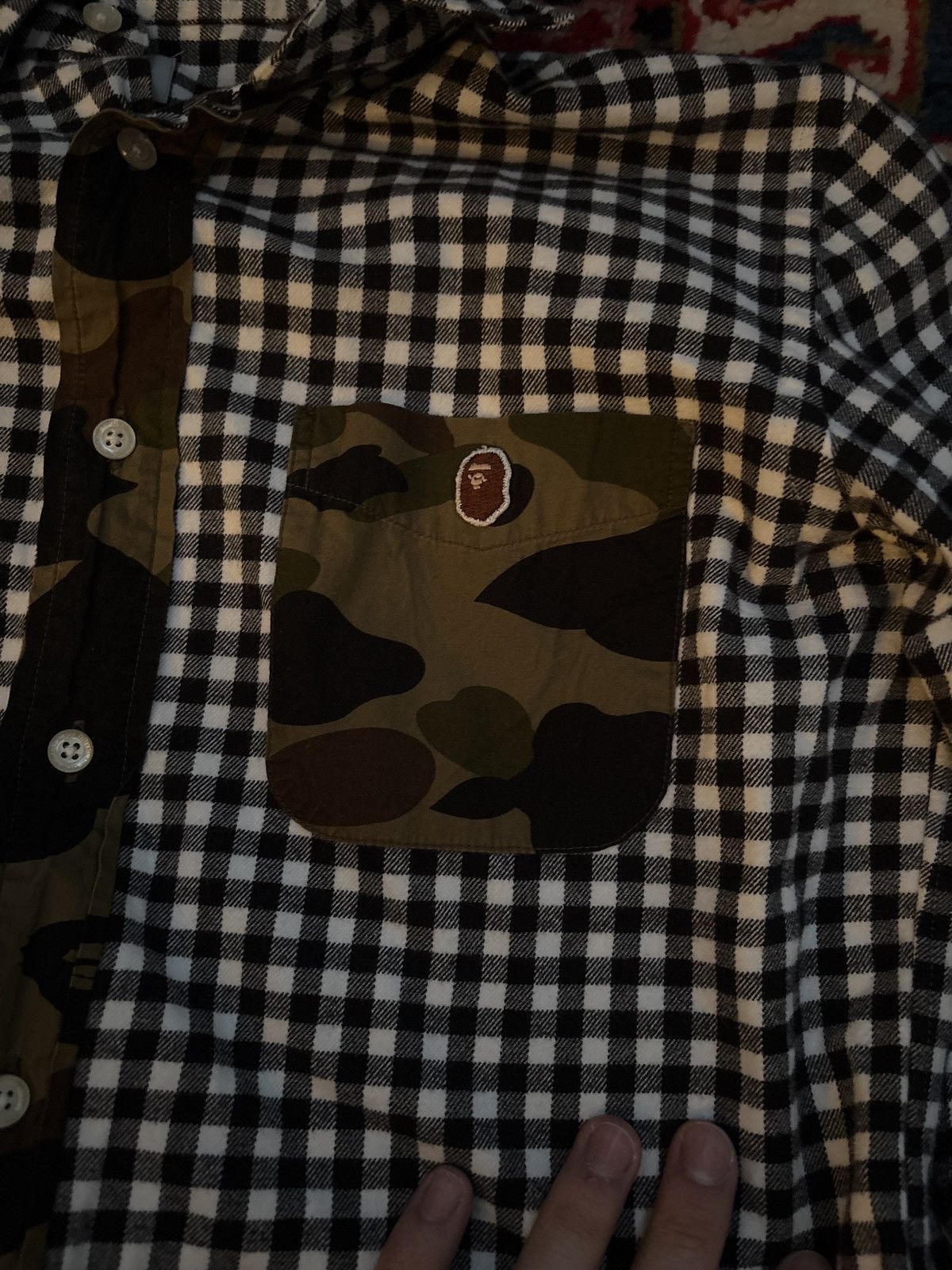 Bape RARE Vintage Bape Button Up Shirt Size US M / EU 48-50 / 2 - 3 Thumbnail