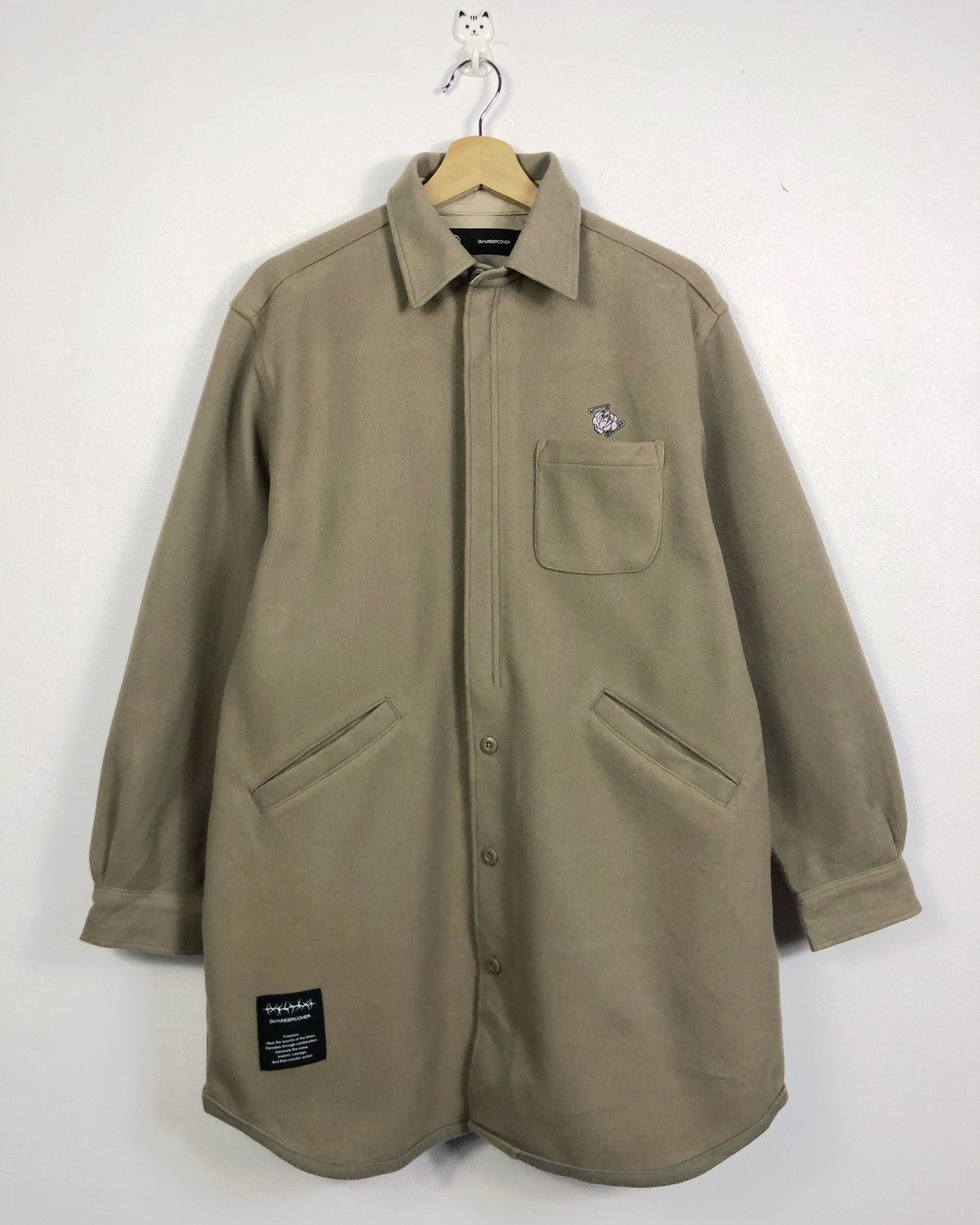 GU × Undercover Rare GU X Undercover Freedom Noise Wool Jacket Size US S / EU 44-46 / 1 - 2 Thumbnail