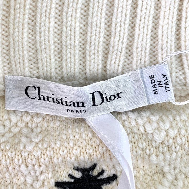 Dior Dior Beige plaid wool stand-up collar zipper long-sleeved Size XS / US 0-2 / IT 36-38 - 5 Thumbnail