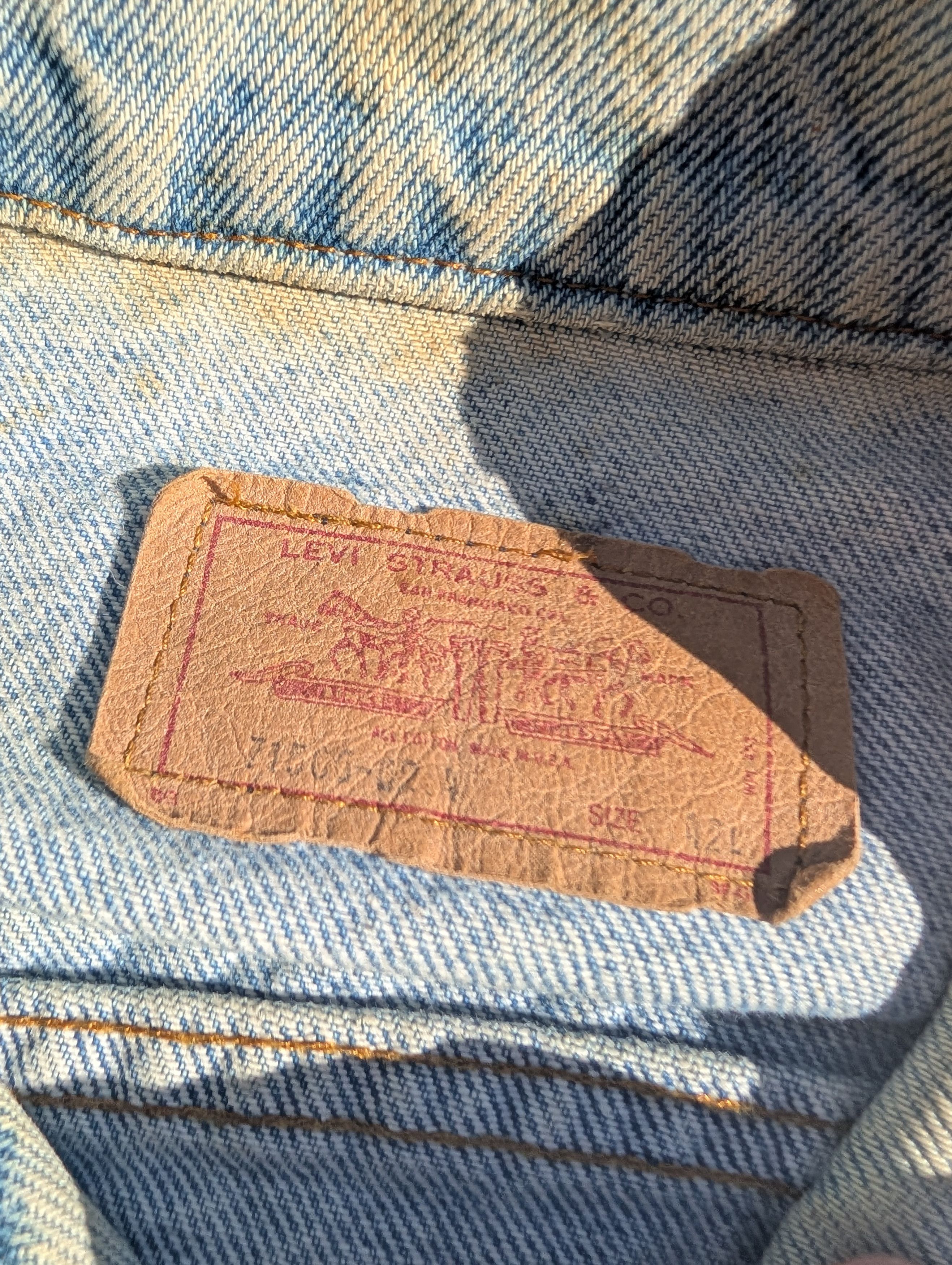 Levi's × Levi's Vintage Clothing Vintage Levi's Denim jacket Size US L / EU 52-54 / 3 - 4 Thumbnail