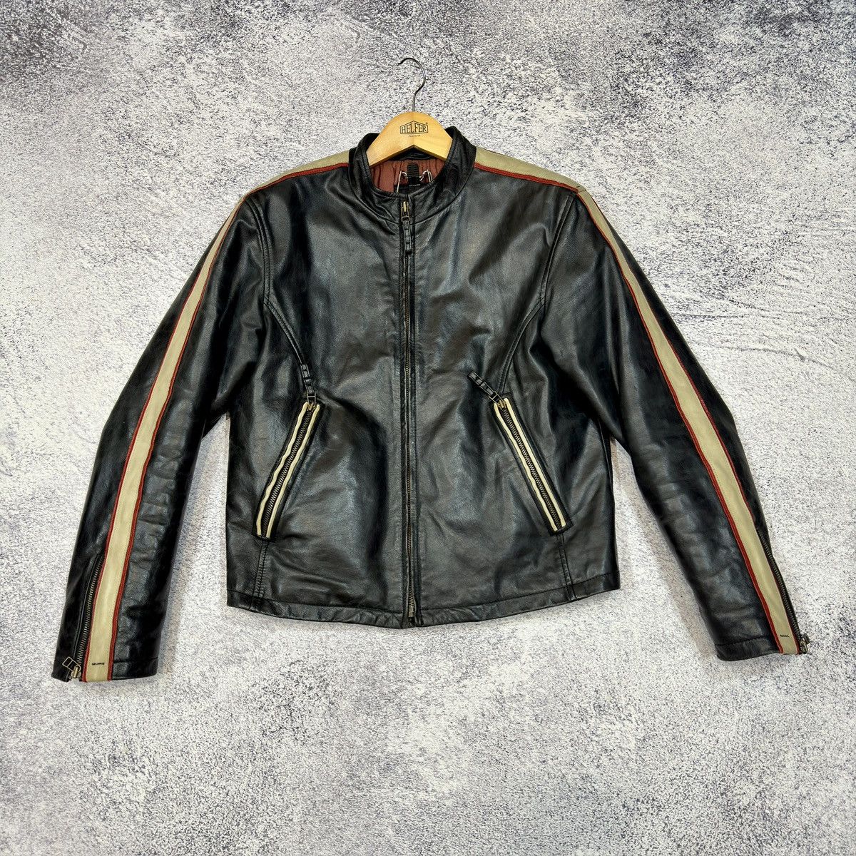 Strellson Strellson Mens Leather Jacket Wool Lining 48 size M Size US M / EU 48-50 / 2 - 1 Thumbnail