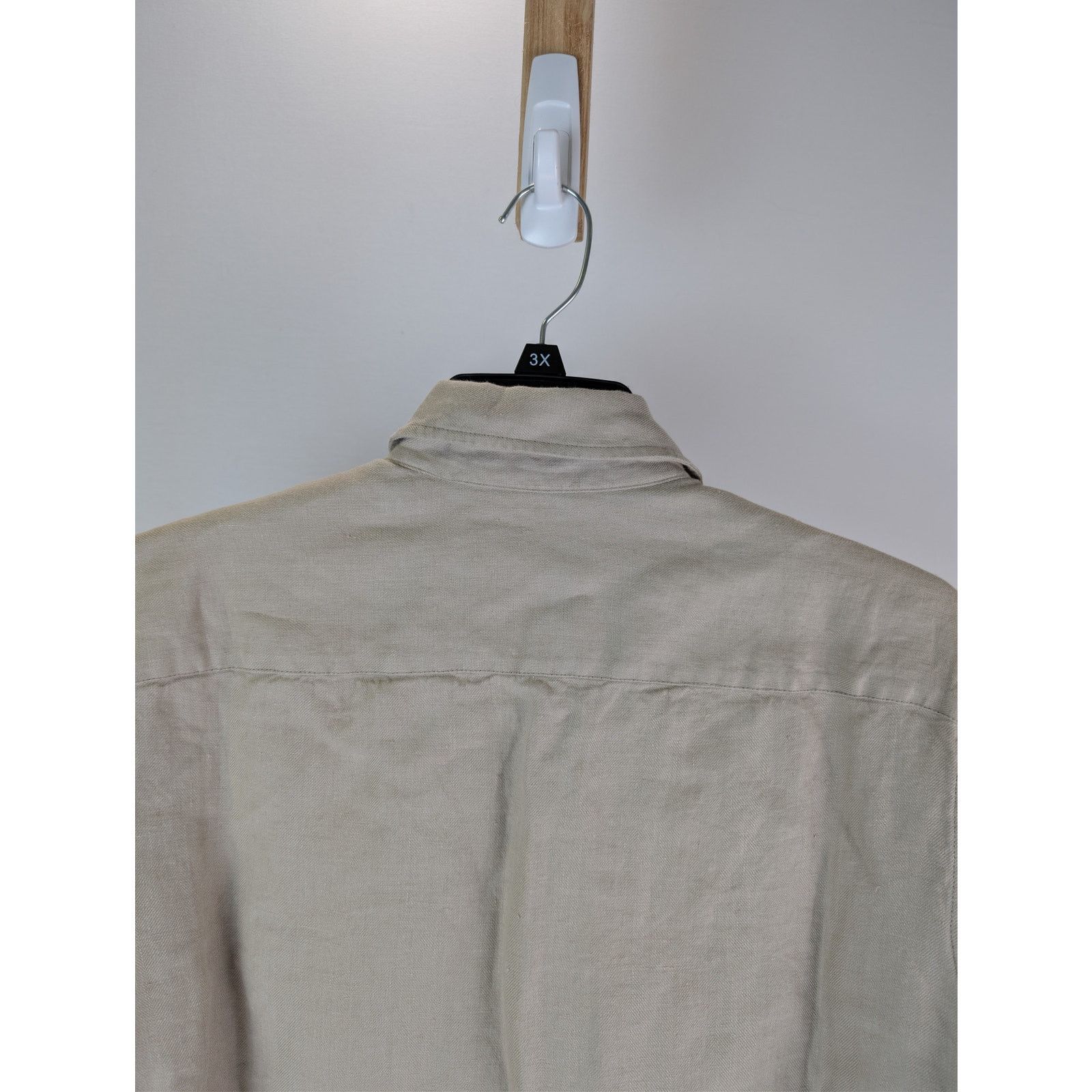 Boglioli o1rshd1 CC20 Button up Shirt with herringbone pattern Beige Size US S / EU 44-46 / 1 - 15 Thumbnail